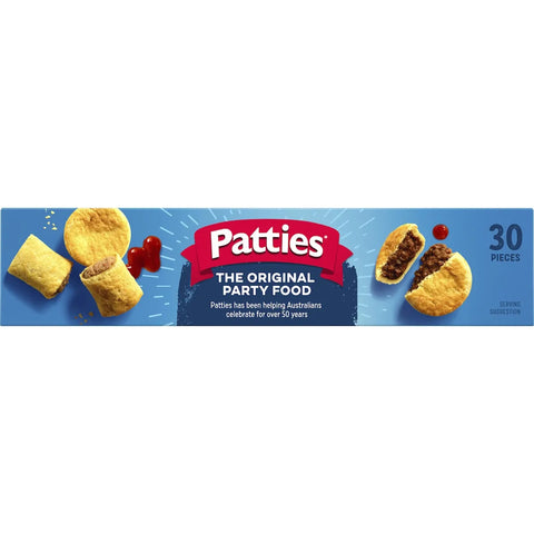 Patties Party Pack Party Pies & Sausage Rolls 30 pcs 1.25kg