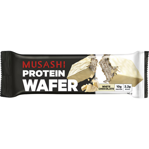 Musashi Protein Wafer Bar White Chocolate 40g