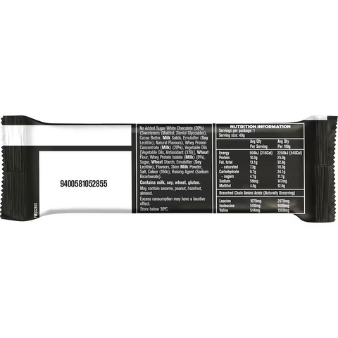 Musashi Protein Wafer Bar White Chocolate 40g