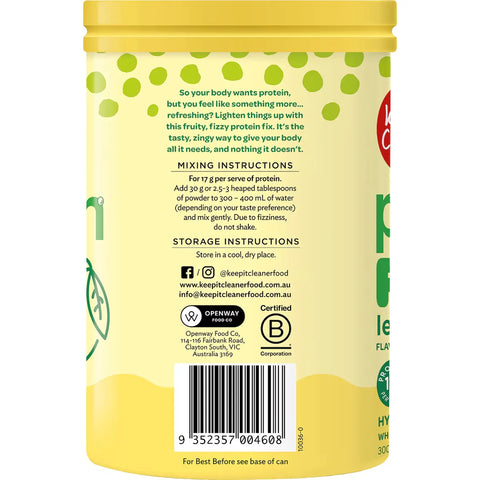 Keep It Cleaner Protein Fizz Lemonade Flavour 300g