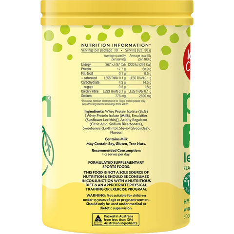 Keep It Cleaner Protein Fizz Lemonade Flavour 300g