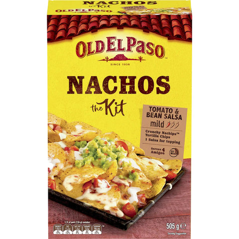 Old El Paso Nachos Kit Mexican Style Mild 505g