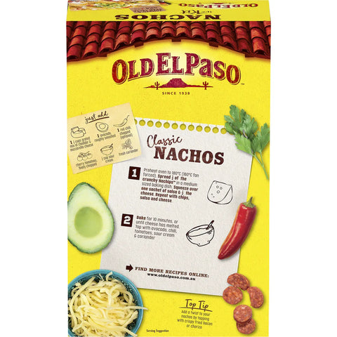 Old El Paso Nachos Kit Mexican Style Mild 505g