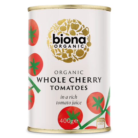 Biona Organic Whole Cherry Tomatoes - 400g