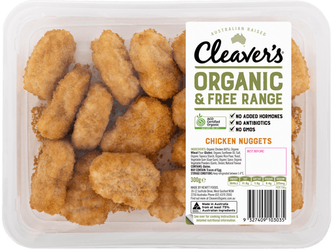 Cleaver's Organic Chicken Nuggets / 300g