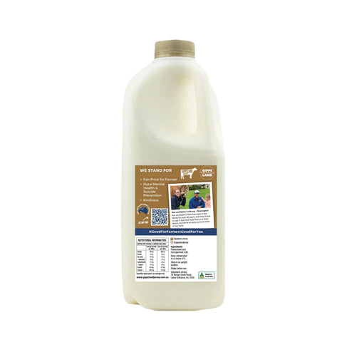 Gippsland Jersey Full Cream Milk  2L