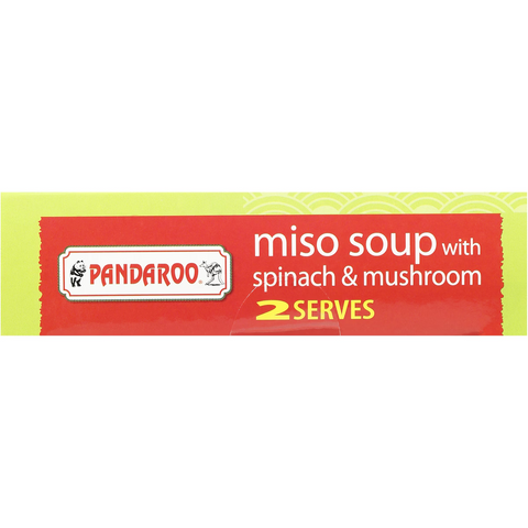 Pandaroo Japanese Instant Miso Soup Spinach 12g