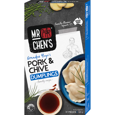 Mr Chen's Pork & Chive Dumplings 300g