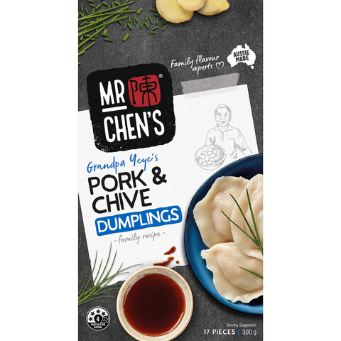 Mr Chen's Pork & Chive Dumplings 300g