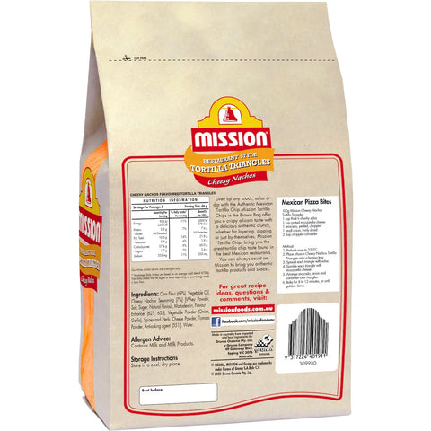 Mission Corn Chips Cheesy Nachos 230g