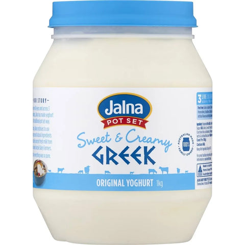 Jalna Sweet & Creamy Greek Yoghurt 1kg