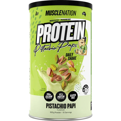 Muscle Nation Protein Powder Pistachio Papi 300g