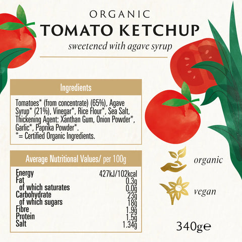 Biona Organic Tomato Ketchup - 340g