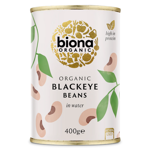 Biona Organic Blackeye Beans in Water - 400g