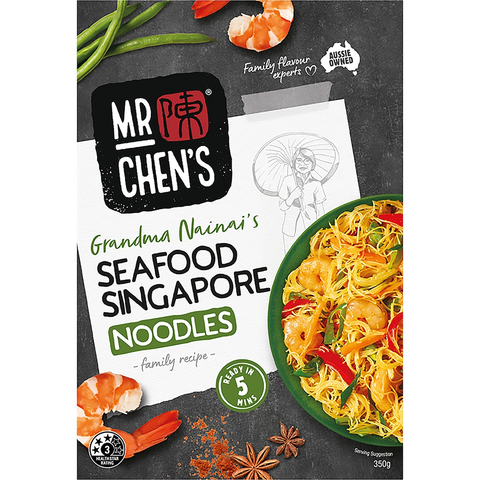 Mr Chen's Seafood Singapore Noodles 350g