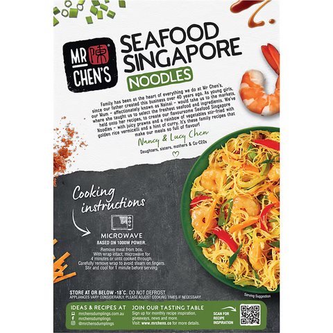 Mr Chen's Seafood Singapore Noodles 350g