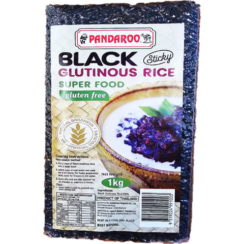 Pandaroo Black Glutinous Rice 1kg