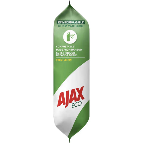 Ajax Eco Antibacterial Disinfectant Cleaning Wipes Lemon 110 Pack