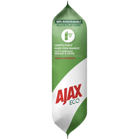 Ajax Eco Antibacterial Disinfectant Cleaning Wipes Vanilla 110 Pack