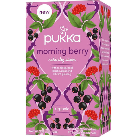 Pukka Morning Berry Tea Bags 20 Pack