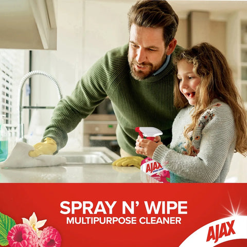 Ajax Spray & Wipe Multipurpose Refill Vanilla & Berries 750ml