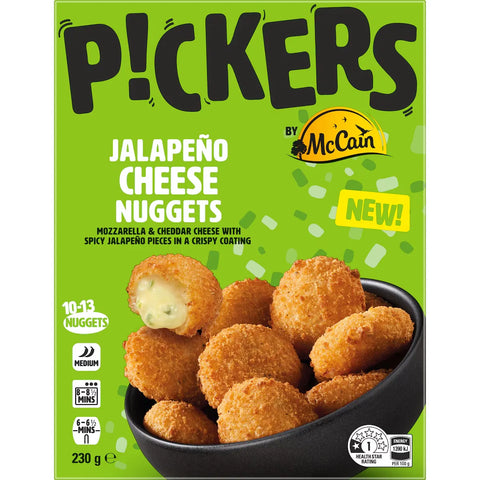 Mccain Pickers Jalapeno Cheese Nuggets 230g