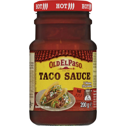 Old El Paso Taco Sauce Hot 200g