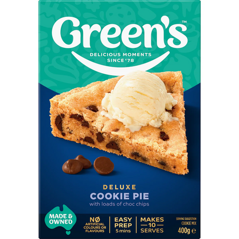 Green's Deluxe Cookie Pie Mix 400g