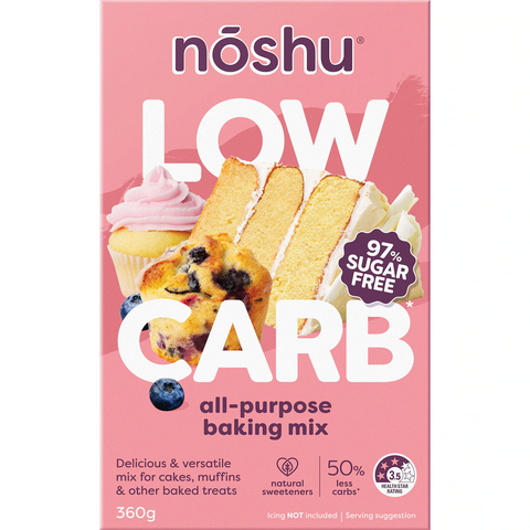 Noshu Low Carb All Purpose Vanilla Baking Mix 360g