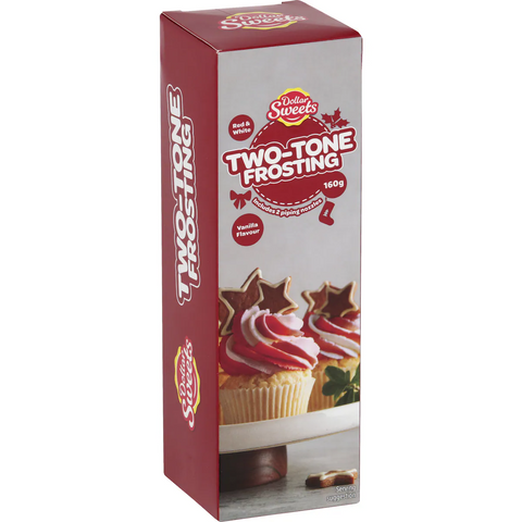 Dollar Sweets Christmas Two-Tone Frosting 160g