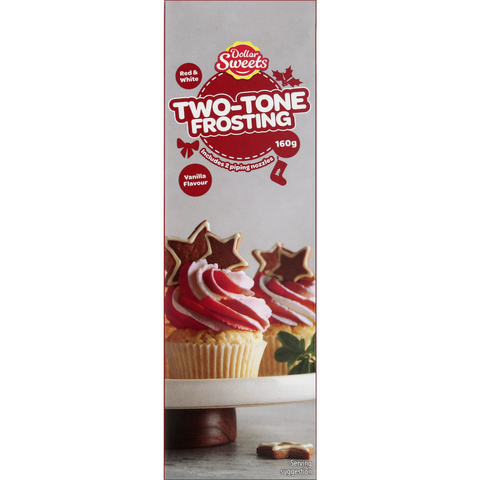 Dollar Sweets Christmas Two-Tone Frosting 160g