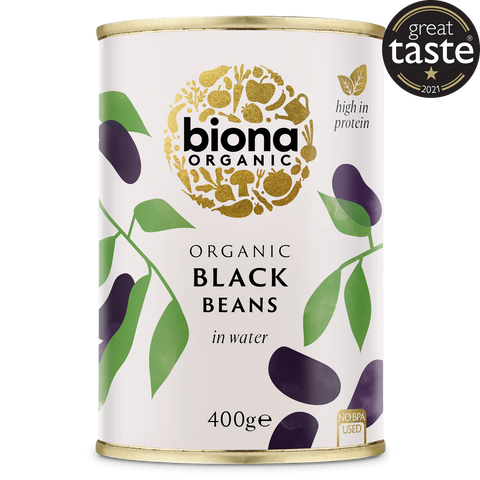 Biona Organic Black Beans in Water - 400g