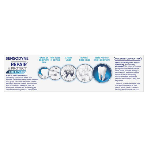 Sensodyne Sensitive Teeth Pain Repair & Protect Whitening Toothpaste 100g