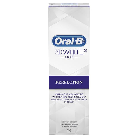 Oral B Teeth Whitening Toothpaste 3D White Luxe Perfection 95g