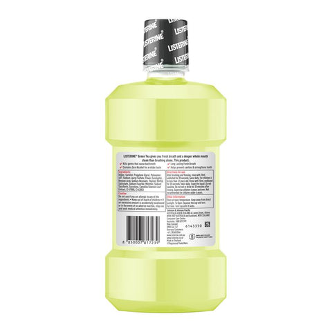 Listerine Mouthwash Green Tea Zero 500ml