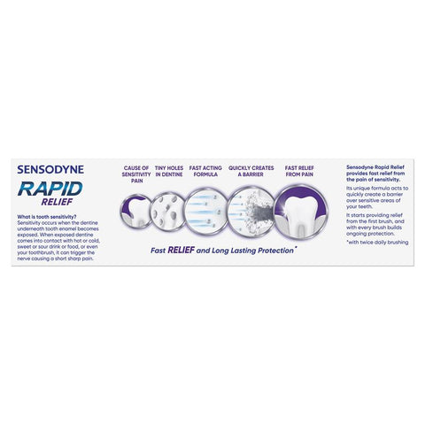 Sensodyne Sensitive Teeth Pain Rapid Relief Toothpaste 100g