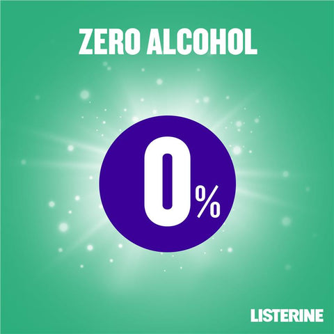 Listerine Freshburst Zero Alcohol Antibacterial Mouthwash Less Intense Taste 1L