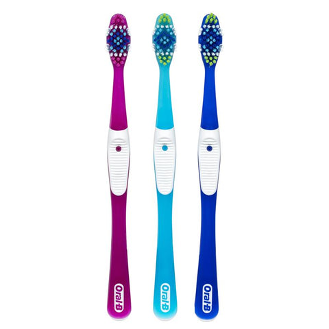 Oral B Toothbrush Complete 5 Way Clean Medium 3 Pack