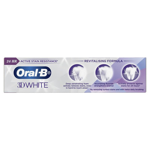 Oral B Toothpaste 3D White Lasting Enamel Strong 95g