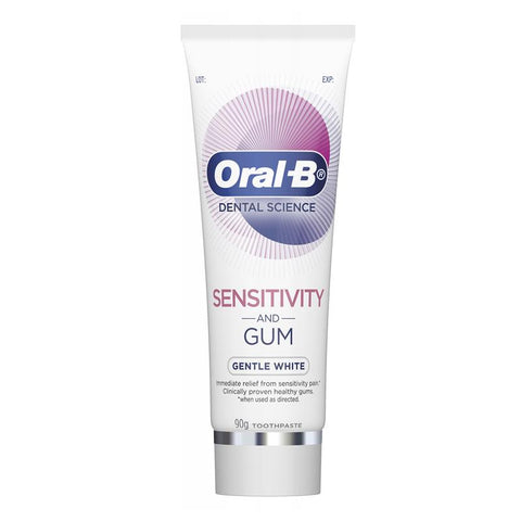 Oral B Toothpaste Sensitivity & Gum Gentle White 90g