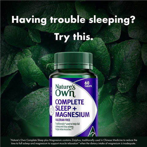 Nature's Own Complete Sleep + Magnesium 60 Tablets