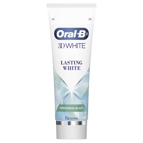 Oral B Toothpaste 3D White Lasting Freshness Blast 95g