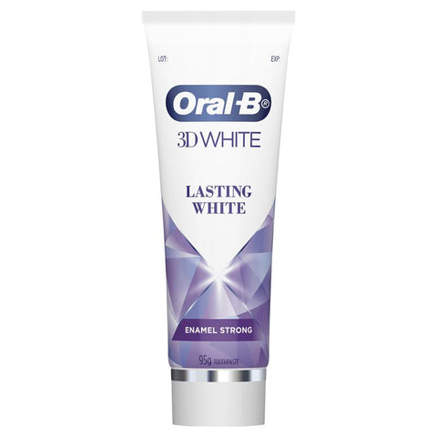 Oral B Toothpaste 3D White Lasting Enamel Strong 95g