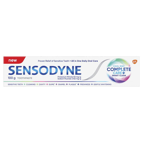 Sensodyne Toothpaste Complete Care + Smart Clean Cool Mint 100g