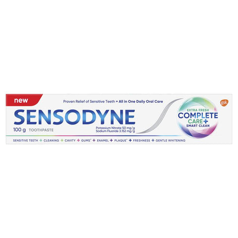 Sensodyne Toothpaste Complete Care + Smart Clean Extra Fresh 100g