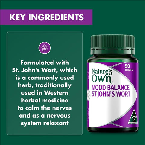 Nature's Own Mood Balance St Johns Wort 50 Tablets