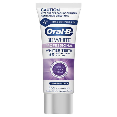 Oral B Toothpaste 3D White Diamond Clean 85g