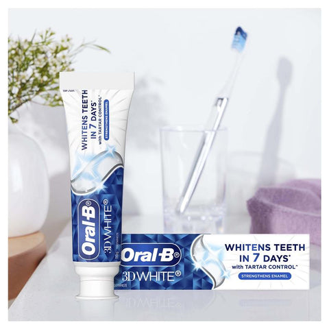 Oral B Toothpaste 3D White Strengthen Enamel 110g