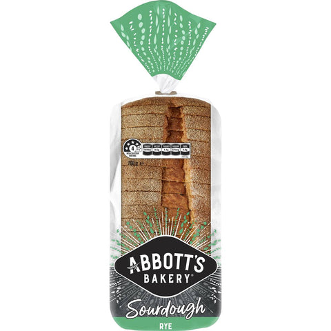 Abbott's Bakery Sourdough Rye Bread Slice Loaf 760g