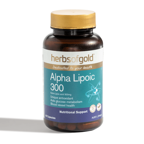 Herbs of Gold Alpha Lipoic 300 - 60 Capsules